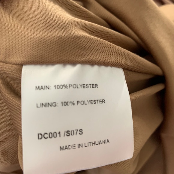 Karen Millen blush (6) fitted shirt-dress, midi-length, like new. - Picture 10 of 16